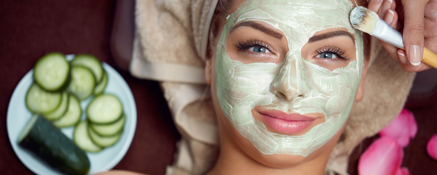 عکس ماسک صورت خانگی با خیار