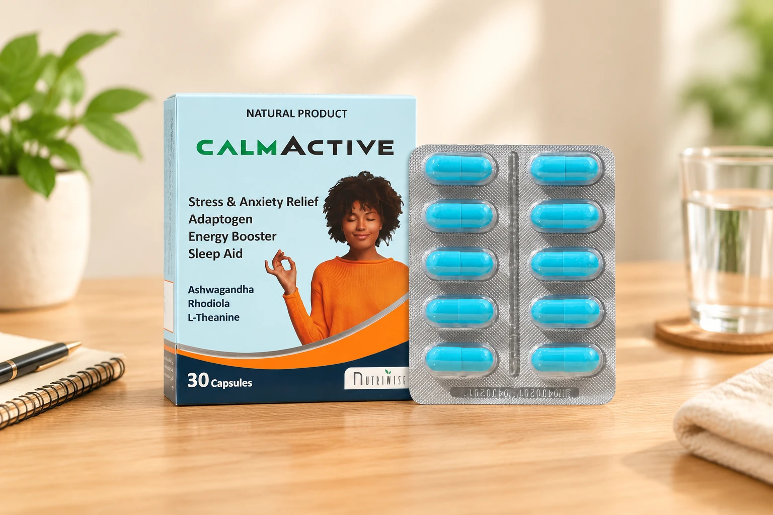بررسی کپسول کالم اکتیو نوتری وایز (CalmActive)؛ ترکیبات و نحوه مصرف