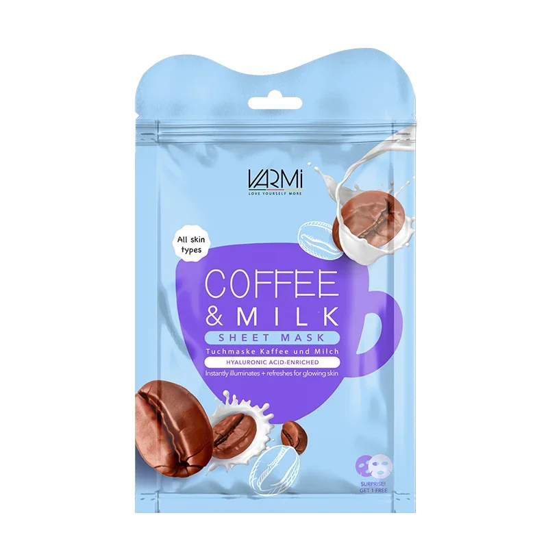 ماسک صورت نقابی وارمی حاوی عصاره قهوه