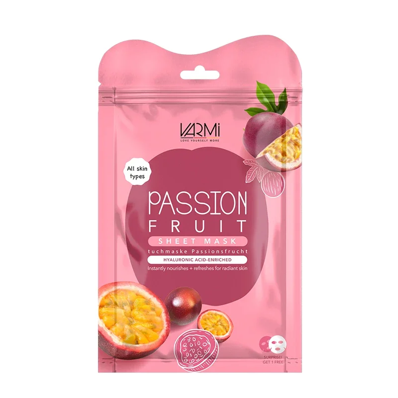 ماسک صورت نقابی وارمی حاوی عصاره پشن فروت