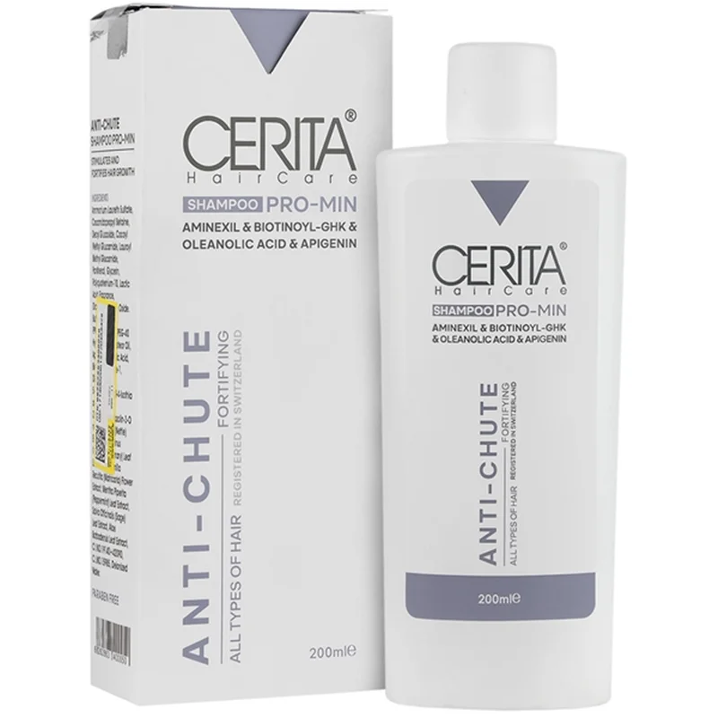 شامپو ضد ریزش و تقویت کننده مو پرومین سریتا