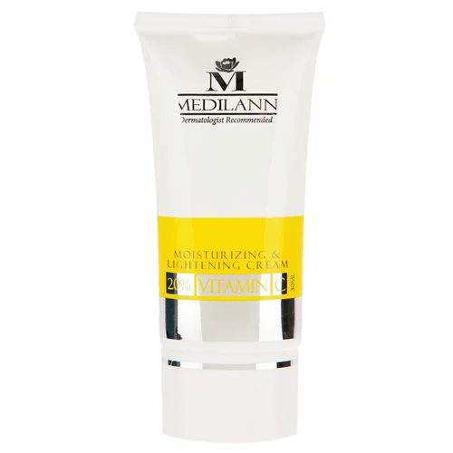 کرم مرطوب کننده و روشن کننده ویتامین سی مدیلن