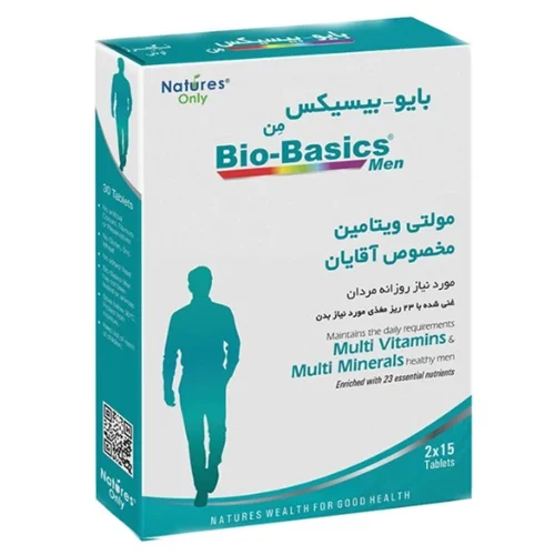 مولتی ویتامین آقایان بایوبیسیکس من نیچرزاونلی