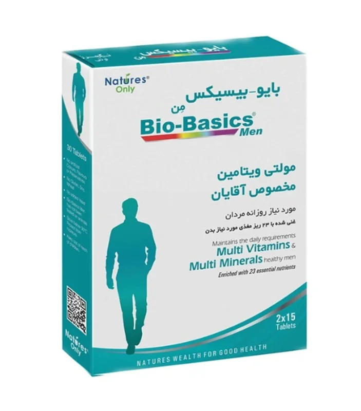 مولتی ویتامین آقایان بایوبیسیکس من نیچرزاونلی