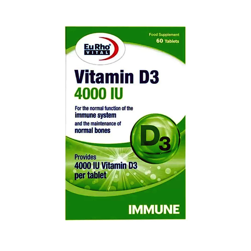 ویتامین د3 یوروویتال 4000 واحدی