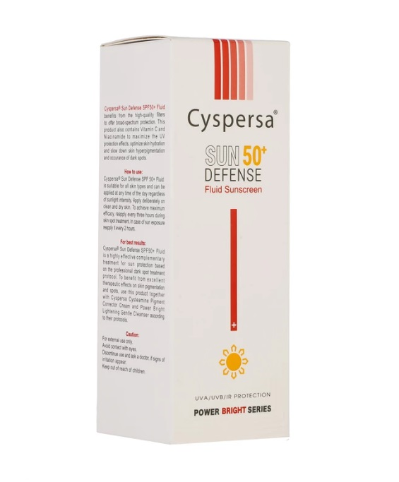 فلوئید ضد آفتاب ضد لک SPF50 سیسپرسا