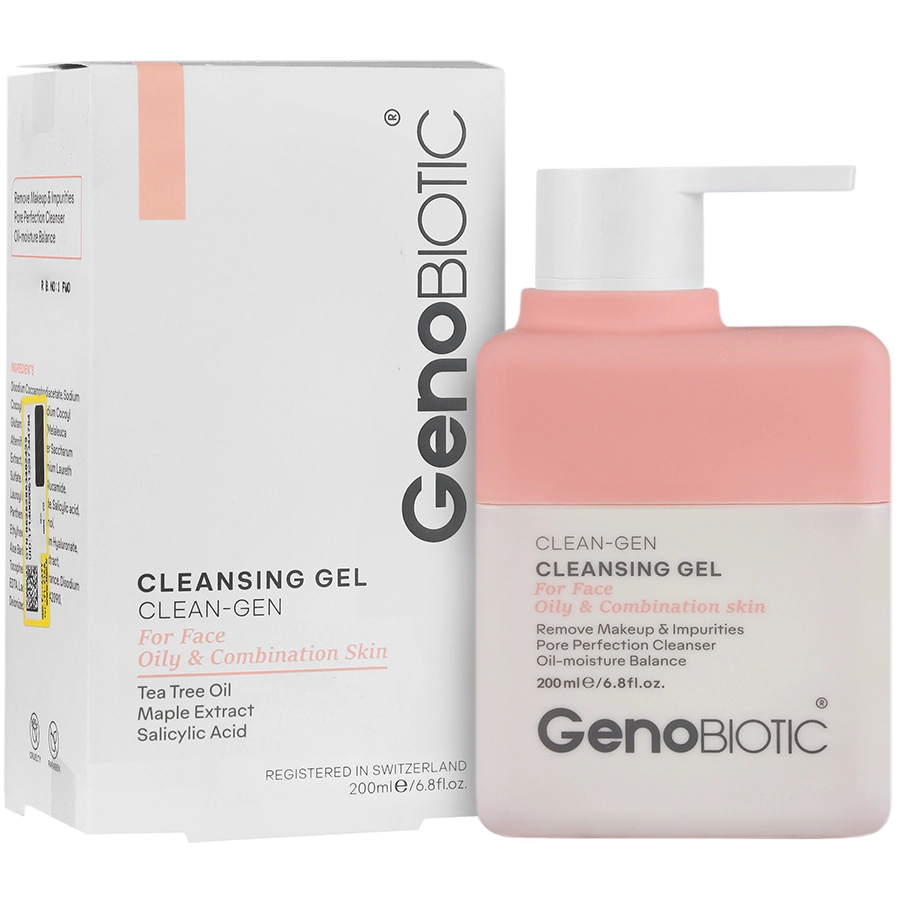 ژل شستشوی صورت کلین ژن پوست چرب ژنوبایوتیک
