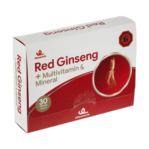 رد جینسینگ پلاس مولتی ویتامین و مینرال ویتامین لایف