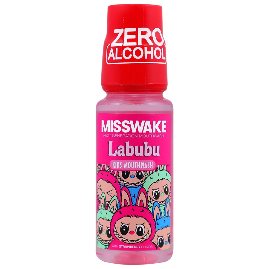 دهان شویه کودک لبوبو صورتی میسویک