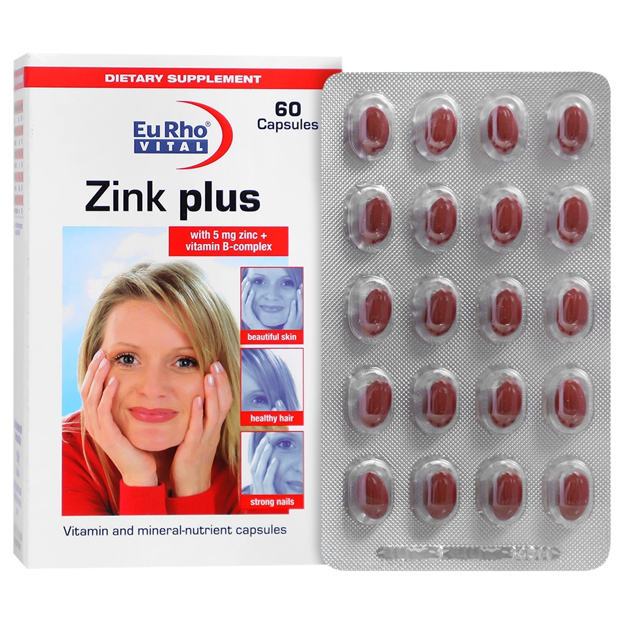 زینک پلاس 5 میلی گرم یوروویتال (60 عددی)