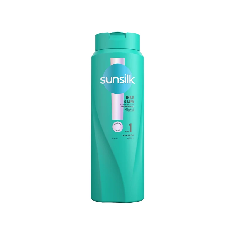 شامپو مناسب موهای پرپشت و بلند سان سیلک Sunsilk حجم 600 میلی لیتر