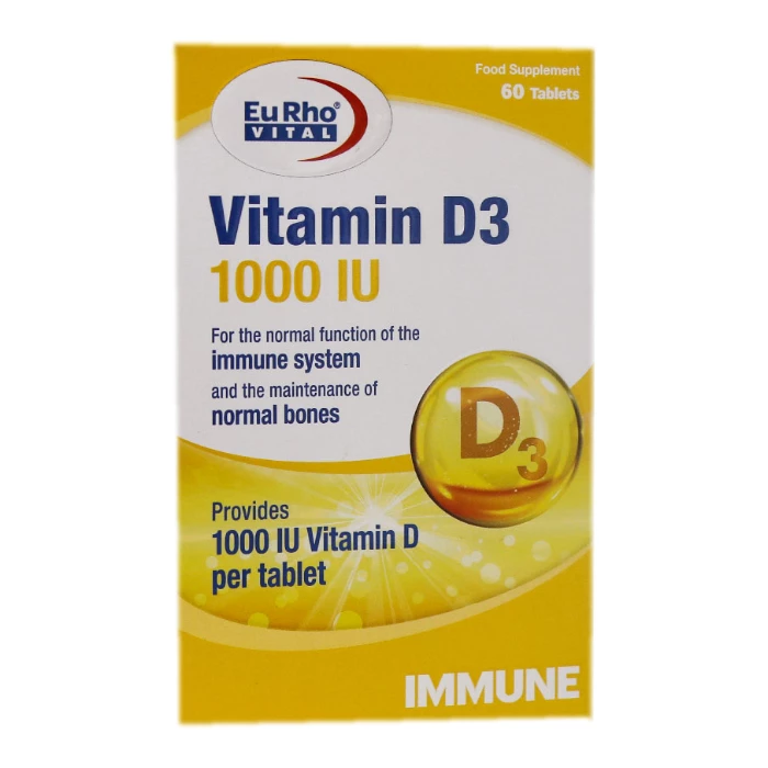 ویتامین د3 یوروویتال 1000 واحد