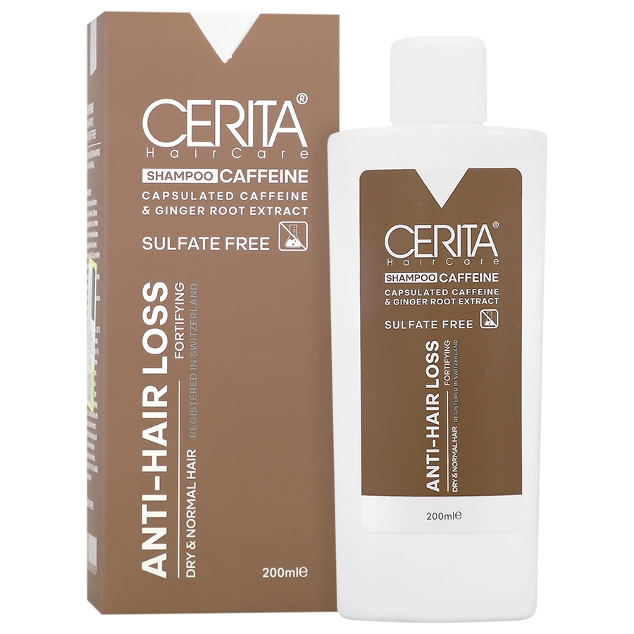 شامپو کافئین بدون سولفات سریتا