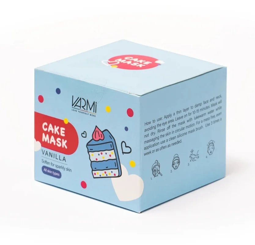 ماسک صورت وارمی مدل کیک حجم 75 میلی لیتر