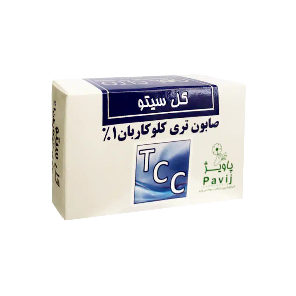 صابون تری کلوکاربان 1 درصد گل سیتو ۱۰۰ گرم