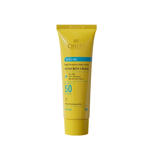 کرم ضد آفتاب پوست چرب  SPF50 سینره