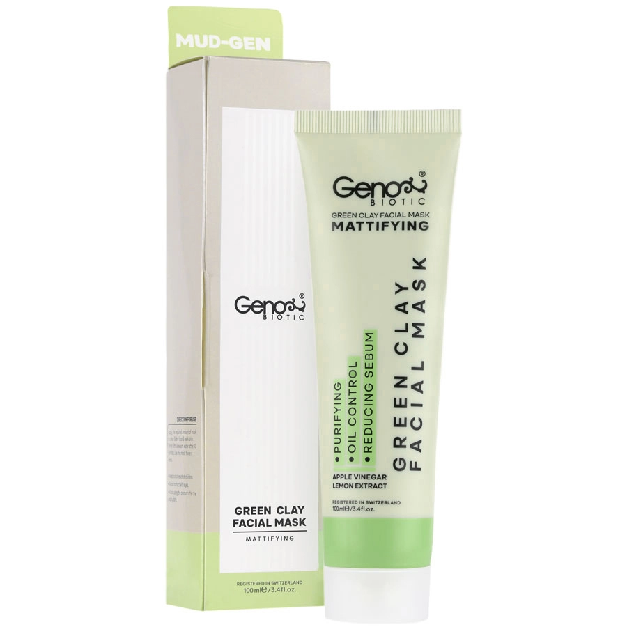 ماسک خاک رس سبز ژنوبایوتیک