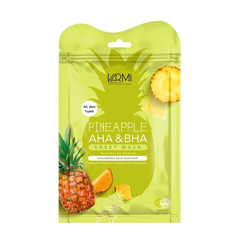 ماسک صورت نقابی وارمی حاوی عصاره آناناس