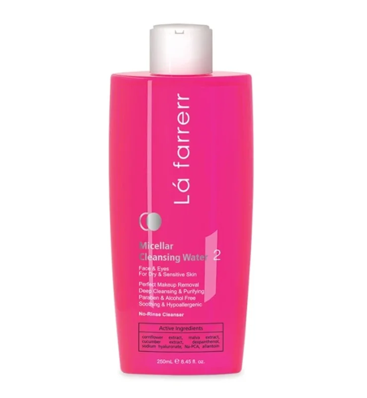 محلول پاک کننده آرایش و صورت 2 لافارر