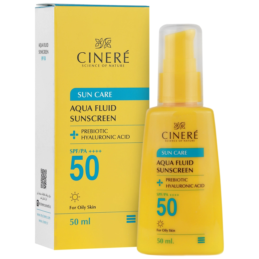 ضد آفتاب آکوا فلوئید پوست چرب SPF50 سینره