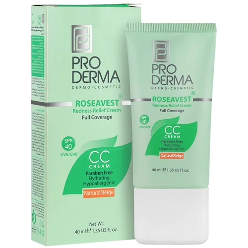 کرم پوشاننده و مرطوب کننده روزاوست (بژ طبیعی) پرودرما