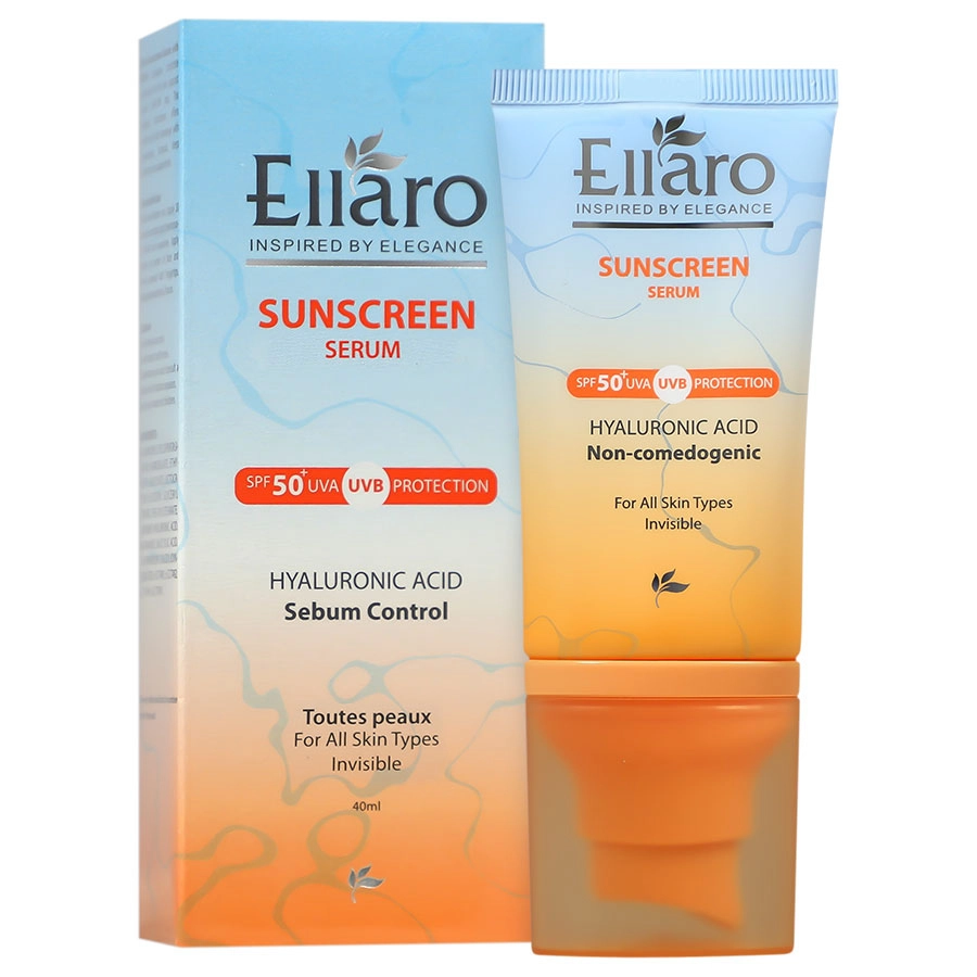 سرم ضد آفتاب SPF50 (بی رنگ) الارو