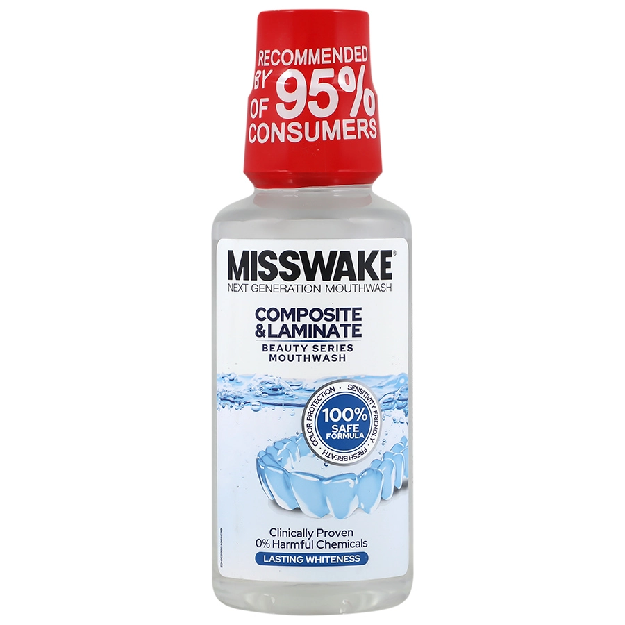 دهانشویه مناسب دندان کامپوزیت و لمینیت میسویک