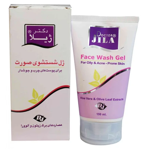 ژل شستشو صورت دکتر ژیلا برای صورت چرب و جوشدار
