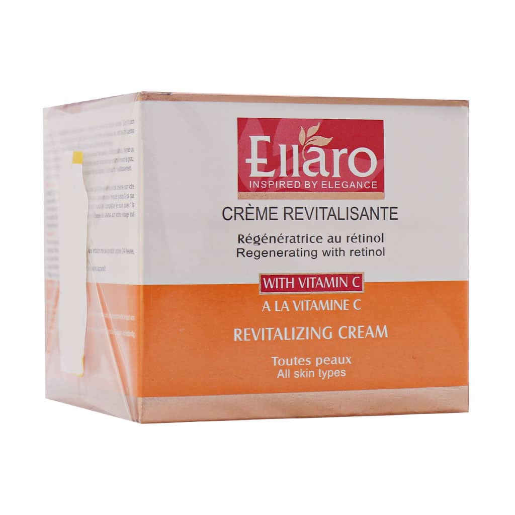 کرم احیا‎ کننده و شاداب ‎کننده حاوی ویتامین C الارو 50 میلی