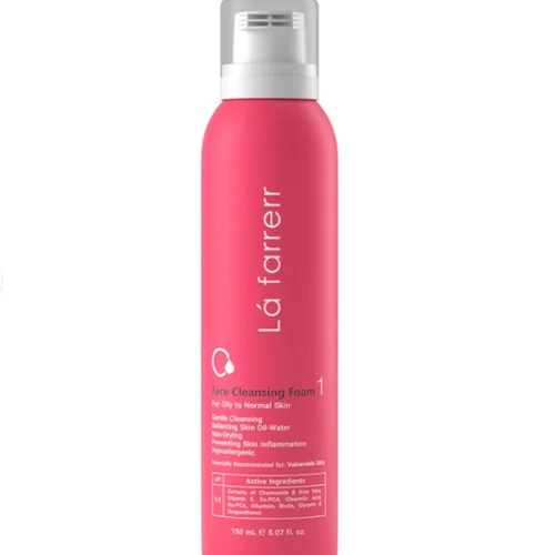 فوم شستشوی صورت پوست چرب تا معمولی 1 لافارر