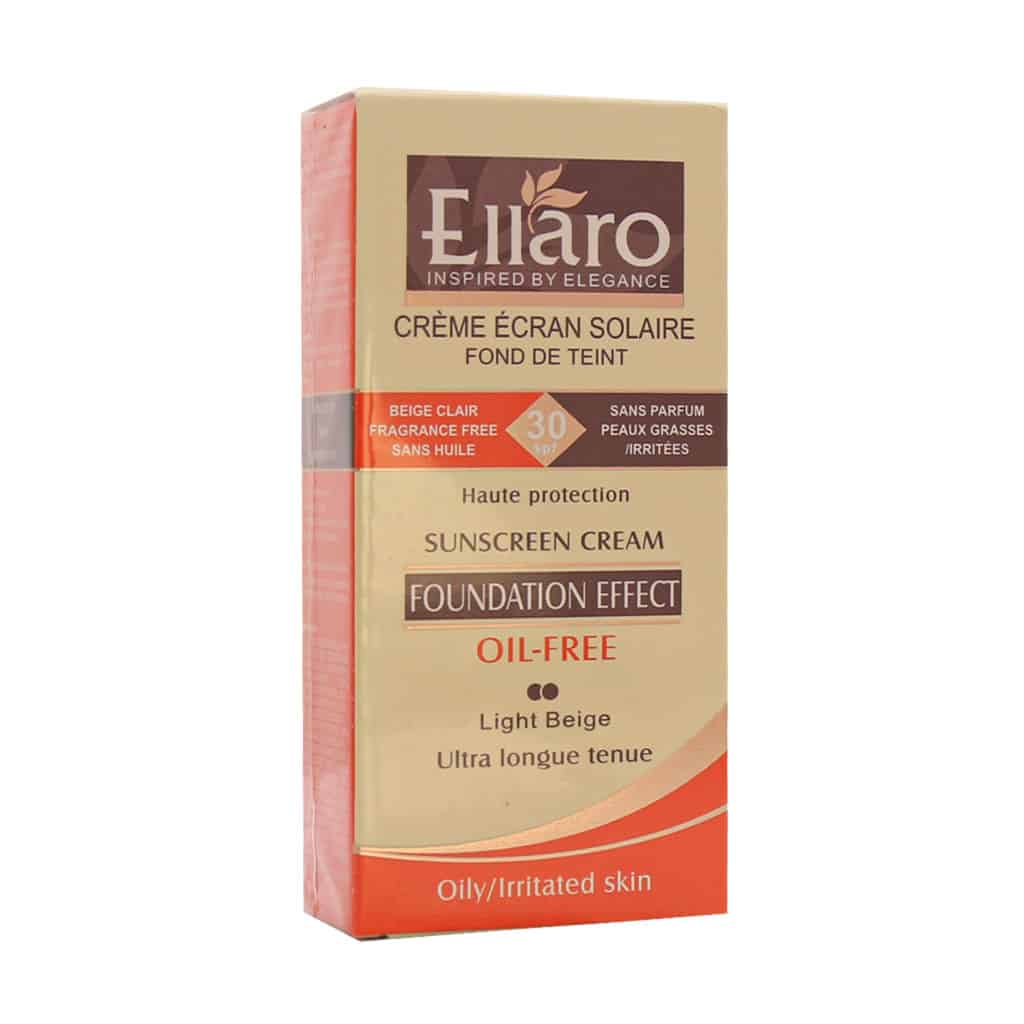 کرم ضد آفتاب فاقد چربی پوشش کرم پودر SPF30 الارو