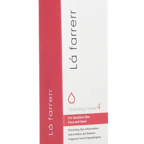 کرم آبرسان صورت و دست پوست حساس 4 لافارر