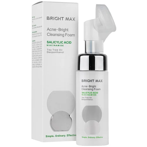 فوم پاک کننده صورت آکنه برایت مکس