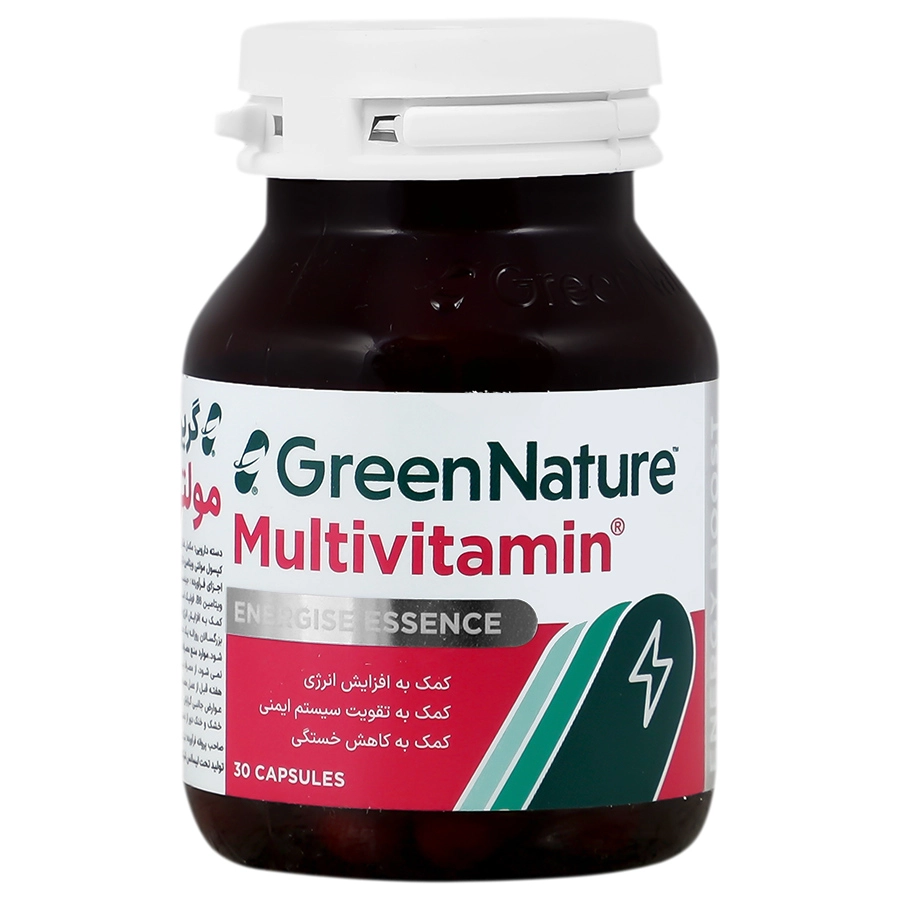 کپسول مولتی ویتامین گرین نیچر (30 عددی)
