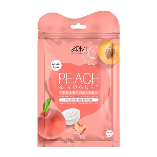 ماسک صورت نقابی وارمی حاوی عصاره هلو