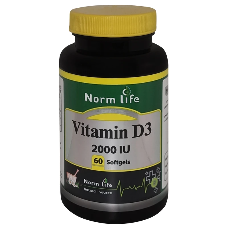 ویتامین د3 نورم لایف 2000 واحد