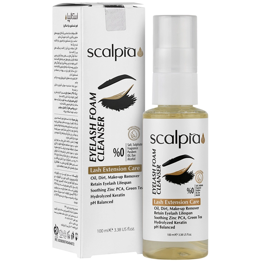 فوم شستشوی مژه اسکالپیا