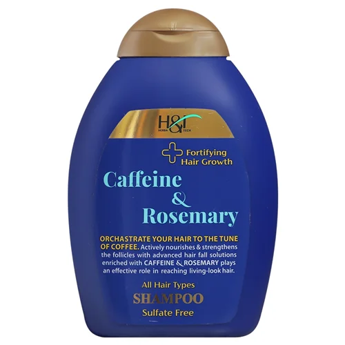 شامپو تقویت کننده مو کافئین و رزماری اچ اند تی