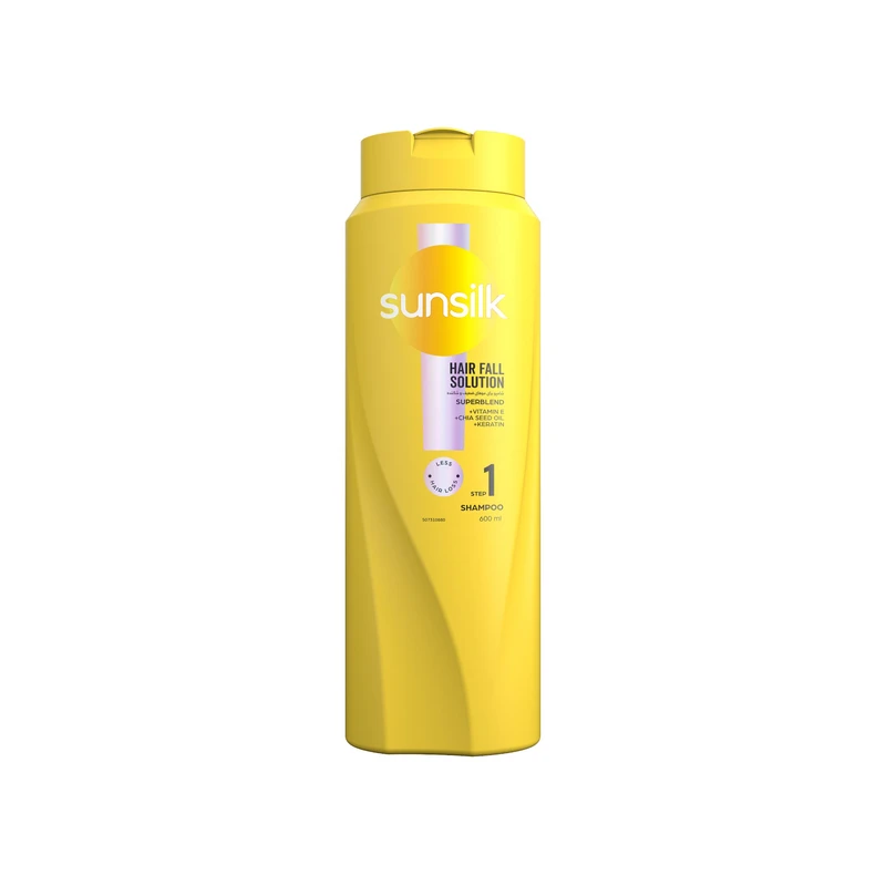 شامپو تقویت کننده مو سان سیلک مدل Sh HairFl Soltion مناسب برای مو شکننده حجم 600 میلی لیتر