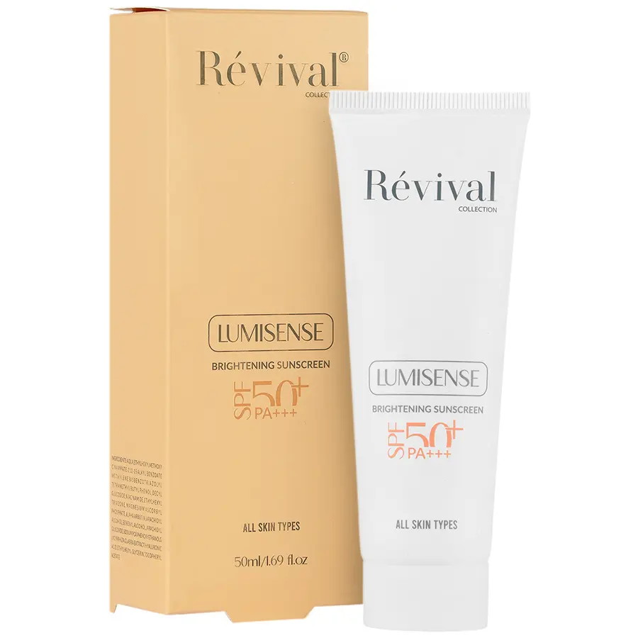 فلوئید ضد آفتاب روشن کننده SPF50 لومیسنس رویوال