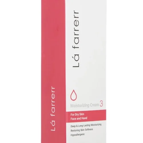 کرم مرطوب کننده صورت و دست پوست خشک 3 لافارر