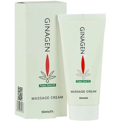 کرم ماساژ حاوی روغن دانه خشخاش ژیناژن