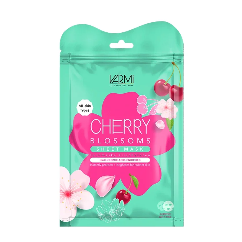 ماسک صورت نقابی وارمی حاوی عصاره شکوفه گیلاس