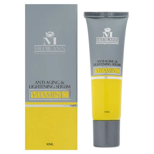 سرم ضد چروک و روشن کننده ویتامین ث مدیلن